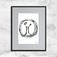 AUTORSKA GRAFIKA Z RAMĄ - NR 78