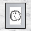 Autorska grafika z ramą - nr 77