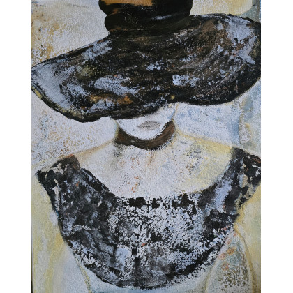 Obraz akrylowy. The mistery , 40x50x2 cm., Ewa Mościszko, obrazy tech. mieszana