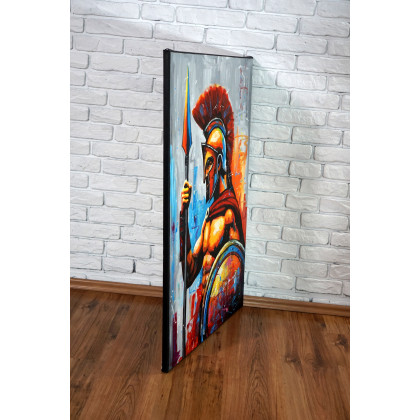Rafal Stach - olej + akryl - Spartanin 70x100 foto #2