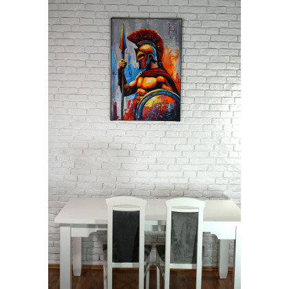 Rafal Stach - olej + akryl - Spartanin 70x100 foto #5