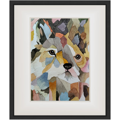 Joanna Tomczyk - obrazy akwarela - Cztery łapy koloru, Akwarela 24x32 cm foto #3