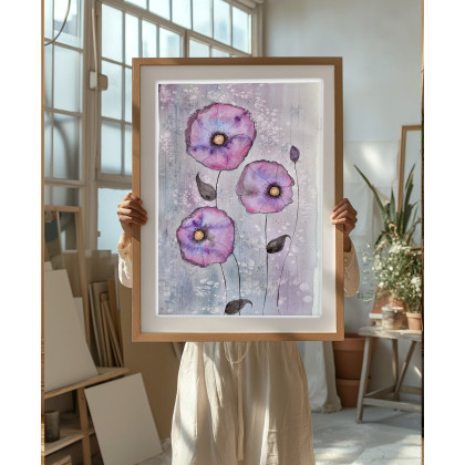 Małgorzata Domańska ART - obrazy akwarela - Akwarela A3. Kwiaty foto #1