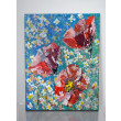 Maki na niebieskim tle – Giclee