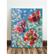 Maki na niebieskim tle – Giclee