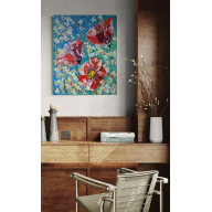 MAKI NA NIEBIESKIM TLE – GICLEE