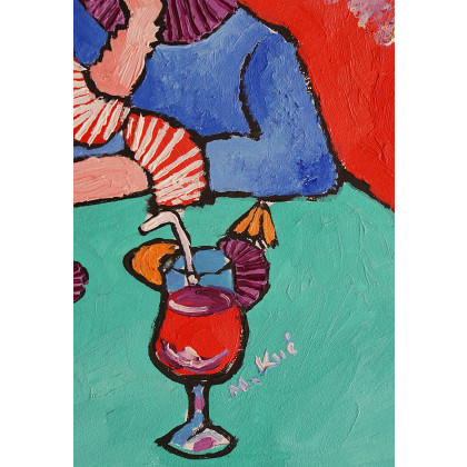 Marlena Kuć - obrazy olejne - drink foto #2