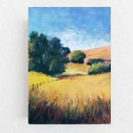Pejzaż - rysunek  A4 pastelami