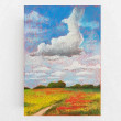 Polna droga - rysunek  A4 pastelami