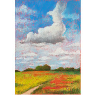 POLNA DROGA - RYSUNEK  A4 PASTELAMI