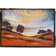 Pejzaż - rysunek  A4 pastelami