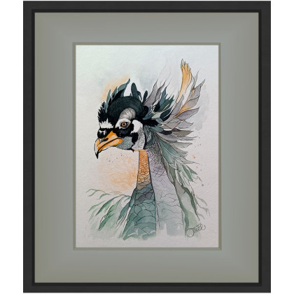Joanna Tomczyk - obrazy akwarela - Ptasie spojrzenie, Akwarela 24x32 cm foto #4