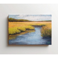 Pejzaż - rysunek  A4 pastelami