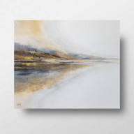 ZŁOTY BRZEG -OBRAZ AKRYLOWY 50/60 CM