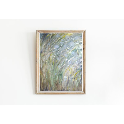 Akwarela A2. Trawy, Małgorzata Domańska ART, obrazy akwarela
