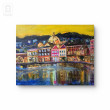 Grecja Lesbos, na płótnie,  40x50x2 cm.