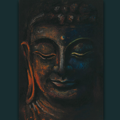 Anawa-art - pastele olejne - BUDDA... Sucha pastel foto #1