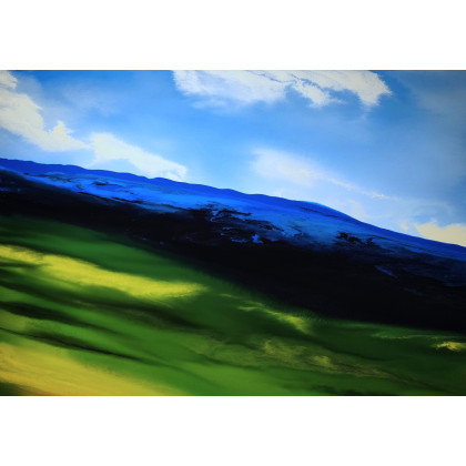 Mountain scenery, Felix Guenther, obrazy akryl