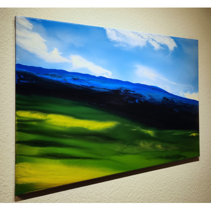 Felix Guenther - obrazy akryl - Mountain scenery foto #1