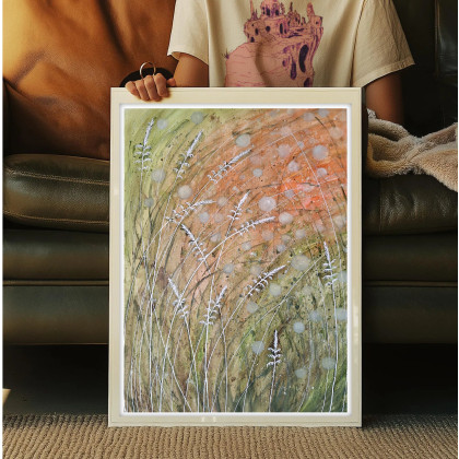 Małgorzata Domańska ART - obrazy akwarela - Akwarela A2. Trawy foto #2