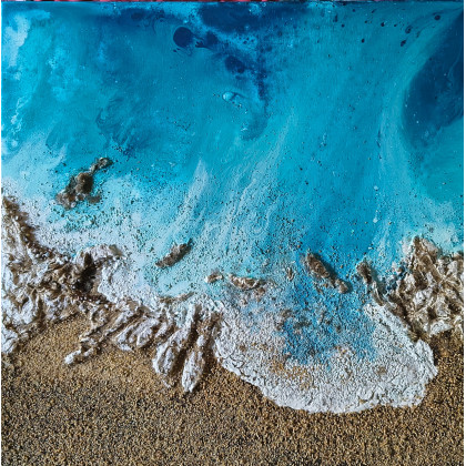 LANDSCAPE SEA, Olimpia Dobosz, obrazy tech. mieszana