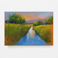 Pejzaż - rysunek  A4 pastelami