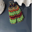 Kolczyki Indie Temple Boho Styl Orientalna Bizuteria