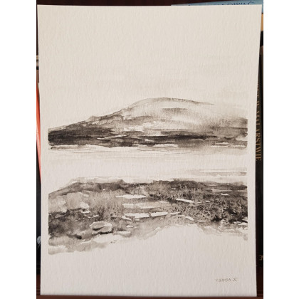 Paulina Lebida - obrazy akwarela - Pejzaż  -  akwarela formatu 32/24 cm foto #2
