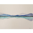 Pejzaż  -  akwarela formatu 24/32 cm