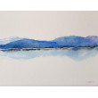 Pejzaż  -  akwarela formatu 24/32 cm
