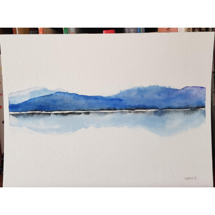 Paulina Lebida - obrazy akwarela - Pejzaż  -  akwarela formatu 24/32 cm foto #2