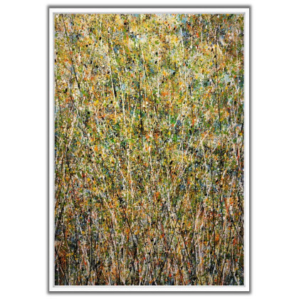 Felix Guenther - obrazy akryl - Field full of herbs foto #3
