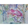 Akwarela- Urban sketching - cafee
