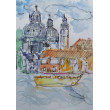 Akwarela- Urban sketching - Wenecja