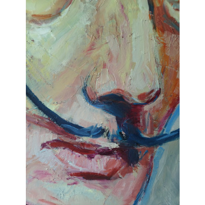 Justyna Zielonka - obrazy olejne - Salvador Dali - portret olejny foto #4