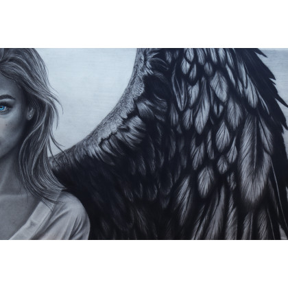 Emil Jan Malak - rysunek ołówkiem - Angel foto #2