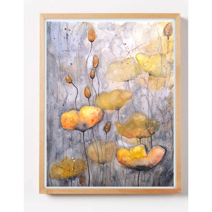Akwarela 30x40cm. Łąka, Małgorzata Domańska ART, obrazy akwarela
