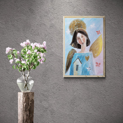 4mara - wydruki na płótnie - Najważniejsze, gdzie stoi twój dom – Giclee foto #1