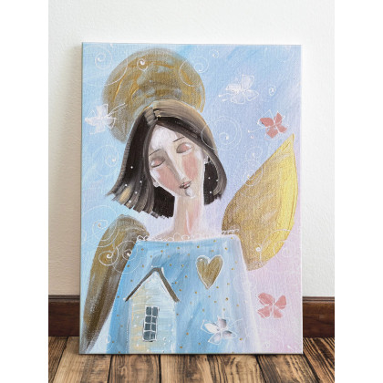 4mara - wydruki na płótnie - Najważniejsze, gdzie stoi twój dom – Giclee foto #4