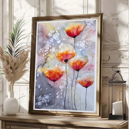 Małgorzata Domańska ART - obrazy akwarela - Akwarela 30x40cm. Łąka foto #2