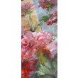 Pelargonie - akryl 50 cm x 50 cm