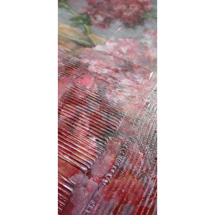 Agnieszka Zarzecka - obrazy akryl - Pelargonie - akryl 50 cm x 50 cm foto #2