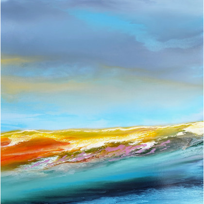 Color stream, Felix Guenther, obrazy akryl