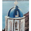 Santorini w odcieniach błękitu