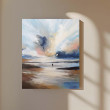 Na plaży -obraz akrylowy 60/50 cm