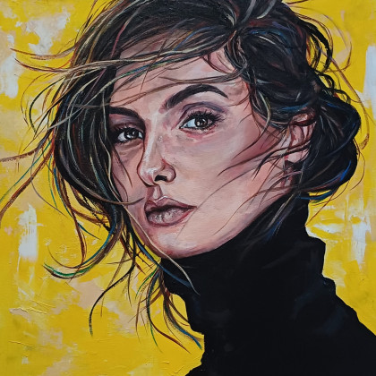 Nostalgia, Agnieszka Leszcz, obrazy akryl