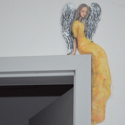 Anawa-art - obrazy tech. mieszana - Słoneczny Anioł... Ręcznie malowane foto #1