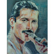 Freddie Mercury - portret olejny