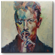 DAVID BOWIE - PORTRET OLEJNY