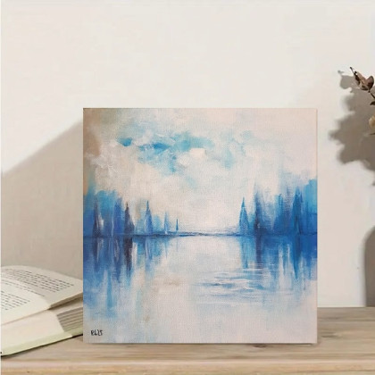 Morze -obraz akrylowy 30/30 cm, Paulina Lebida, obrazy akryl